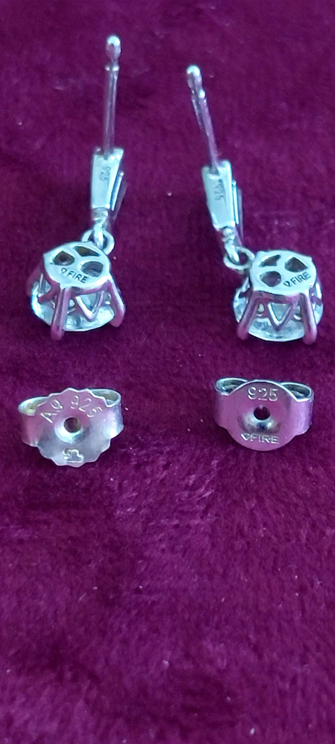 ✨ Prachtige hangende oorbellen Diamonfire Zilver 925 ✨ – photo 8